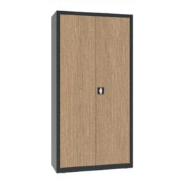 Затворен Архивен шкаф FRT с 5 отделения 199x80x43.5 см- цвят орех