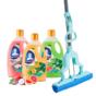 Комплект Хигиена Floor- 3 препарата за под 2.5л и топ моп тип пеперуда