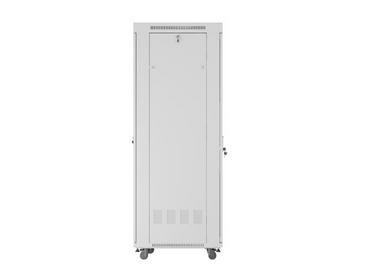 Комуникационен шкаф Lanberg rack cabinet 19' free-standing 42U/600x800 (flat pack) with glass door lcd grey v2