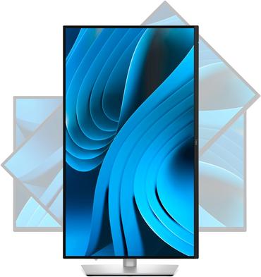 Монитор Dell P2725DE, 27' WQHD LED, IPS Anti-Glare, 5ms, 100 Hz, 1500:1, 350 cd/m2, 2560x1440, 99% sRGB, USB-C Hub, 3x USB 5Gbps Type-A, HDMI, Display Port, Power Delivery 90w, RJ45, Height Adjustable, Pivot, Swivel, Tilt, Black