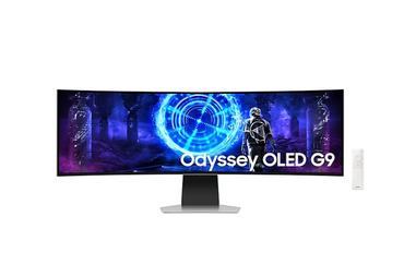 Монитор Samsung LS49DG950, 49' CURVED Odyssey G9 OLED, 1000R, 240Hz, 32:9, 5120 x 1440, 250 cd/m2, Display Port, HDMI, Micro HDMI, USB Hub, Silver