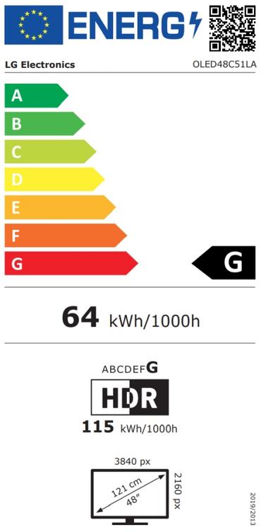 Телевизор LG OLED48C51LA, 48' UHD OLED evo, 4K (3840 x 2160), DVB-C/T2/S2, Full Cinema Screnn, Alpha 9 AI 4K Gen8, 120Hz Native (VRR 144Hz), ThinQ AI, HDR10, VRR, NVIDIA G-SYNC, AMD FreeSync, Dolby Vision, Dolby Atmos, Wi-Fi 6, Bluetooth, HDMI, USB, Airpl