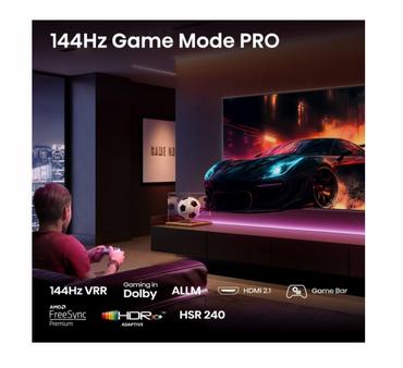 Телевизор Hisense, 100''  E7Q PRO,QLED Smart, FALD, 144Hz, 5000:1,Quantum Dot, Dolby vision ,Vidaa, ADS, Black