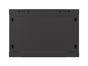 Комуникационен шкаф Lanberg rack cabinet 19' wall-mount 6U/540x350 (flat pack) with glass door black