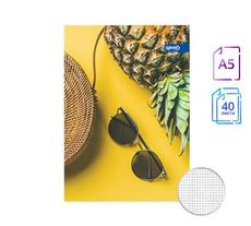 Тетрадка телчета А5 офсет 40 л малки кв