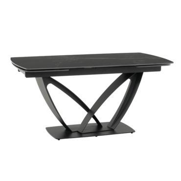 Трапезна маса ТЕМИРА разтегателна- черен цвят