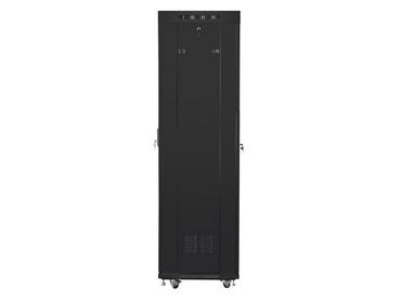Комуникационен шкаф Lanberg rack cabinet 19' free-standing 42U/600x600 (flat pack) with glass door lcd black v2