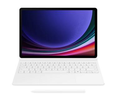 Клавиатура Samsung Tab S9/S9 FE Book Cover Keyboard White