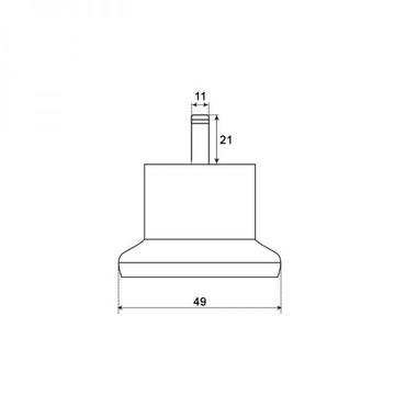 Тапа за статичност- черна