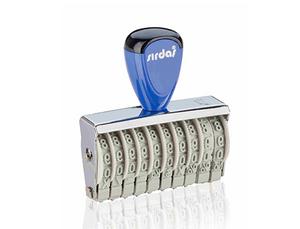 Номератор ръчен h=5мм 10 цифри