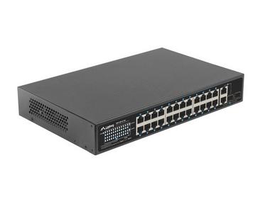 Комутатор Lanberg switch 24x 100mb poe+/2x combo rack 19' gigabit ethernet 360w v2