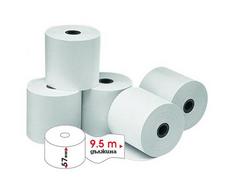 Касови ролки термо 57 мм/ф 30 9.5м 24 бр