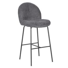 Бар стол РАЛИ- сив цвят дамаска