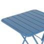Сгъваема градинска маса РУБИНА- син цвят плот