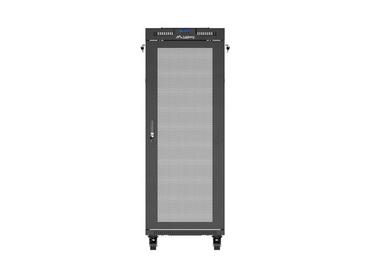 Комуникационен шкаф Lanberg rack cabinet 19' free-standing 32U/600X800 (FLAT PACK) with mesh door LCD black