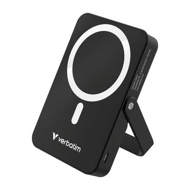 Външна батерия Verbatim Charge 'n' Go Power Bank with Stand Magnetic Wireless 10000mAh Black