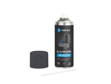 Аксесоар Natec Compressed Air Duster Raccoon 400 ml