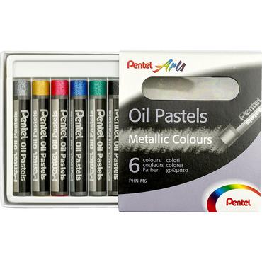 Пастели Pentel 6 цвята