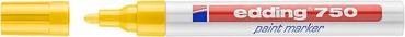 Перманентен лаков маркер Edding 750 жълт