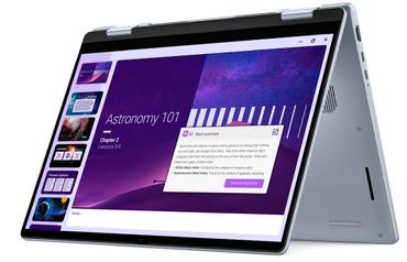 Лаптоп Dell 14 Plus 2-in-1 DB04250, Intel Ultra 7 256V (47 TOPS NPU, 8 cores, up to 4.8 GHz), 14' 16:10 FHD+(1920x1200) Touch 300nits WVA AG, 16GB, LPDDR5X, 8533MT/s (onboard), 1TB M.2 SSD PCIe, Intel Arc, FHD RGB and Mic, Wi-Fi 7, FPR, Backlit Kb, Win 11