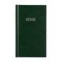 Календар - бележник СЛИМ джобен зелен