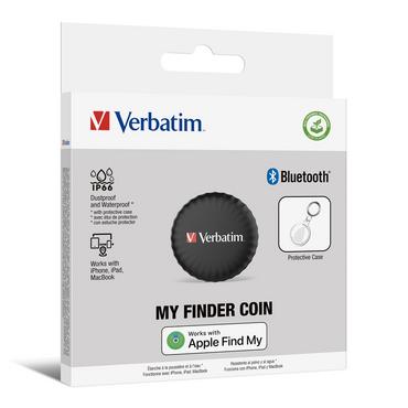 Проследяващо устройство Verbatim MYFC-01B My Finder Coin Bluetooth Item Finder 1 pack Black