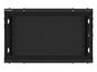 Комуникационен шкаф Lanberg rack cabinet 19' wall-mount 6U/600x600 for self-assembly with metal door black (flat pack)