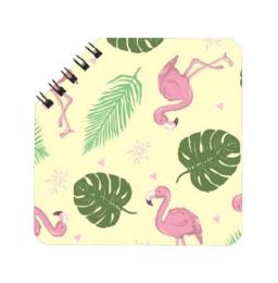 Комплект джобно тефтерче DESIGNS CUT фламинго