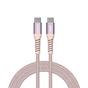 Кабел Verbatim Sync & Charge USB-C to USB-C 60W Magnetic 120 cm - Pink
