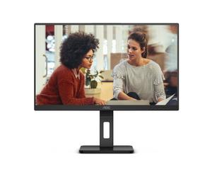 Монитор AOC 24E3QAF, 23.8' IPS WLED, 1920x1080@75Hz, 4ms GtG, 300cd m/2, 1000:1, 20M:1 DCR, Adaptive Sync, FlickerFree, Low Blue Light, 2Wx2, Tilt, Height Adjust, Pivot, Swivel, D-SUB, HDMI, DP