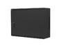Комуникационен шкаф Lanberg rack cabinet 19' wall-mount 4U+3u/540x200 low-profile black (assembled)