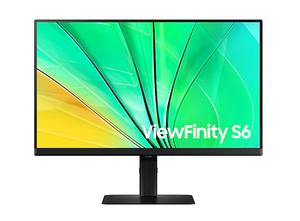 Монитор Samsung 24D600 24' IPS LED, 2560x1440, 350 cd/m2, PBP, PIP, 3xUSB 3.0, Display Port 1.4, 2xHDMI 2.2, Black