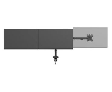 Стойка Neomounts Nero Triple Flat Screen Desk Mount  (phone holder+Quick-fix clamp/grommet)