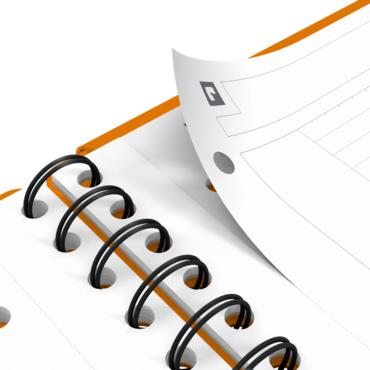 Тетрадка със спирала A4+ Notebook Oxford 80 л