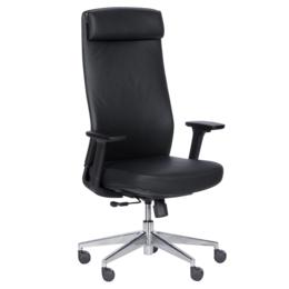 Работен стол КРОНОС-сниман отпред, черен цвят