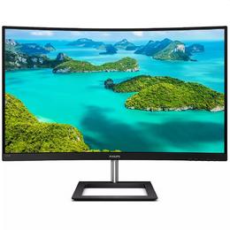 Монитор Philips 325E1C/00, 31.5', Curved 1500R, VA, WLED, 2560x1440@75Hz, 4ms GTG, 250cd/m2, 3000:1, Mega Infinity DCR, FreeSync/Adaptive Sync, FlickerFree, Low Blue Mode, Tilt, D-SUB, HDMI, DP