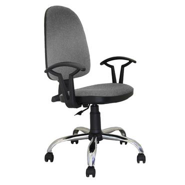 Работен стол АЙДЕМИР- сив цвят, дамаска