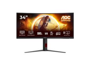 Монитор AOC CU34G4, 34' Curved 1500R