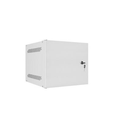 Комуникационен шкаф Lanberg rack cabinet 10' wall-mount 4U / 280x310 for self-assembly (flat pack) with metal door, grey