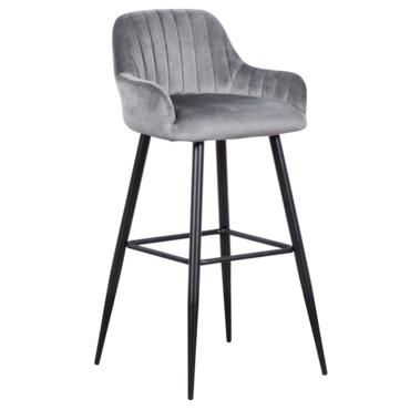 Бар стол ВЕРОНИКА- сив цвят