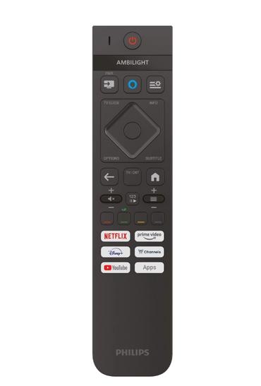 Телевизор Philips 50PUS8510/12, 50' 4K Ultra HD QLED, 3840x2160p, DVB-T/T2/T2-HD/C/S/S2, 60Hz, Ambilight 3, Pixel Precise UHD, 90% DCI, HDR+, Titan OS, Dolby Atmos, Dolby Digital, VRR, 3*HDMI, 2*USB, 802.11ac, 20W RMS, Black