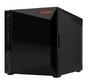 Мрежов сторидж Asustor AS5304T, 4-Bay NAS, Intel Celeron J4105 Quad-Core 1.5 GHz (burst up 2.5 GHz), 4 GB SO-DIMM DDR4,4 x 2.5'/3.5' SATA3 HDD or SSD 2.5 GbE x 2, USB 3.2 Gen 1 Type A x 3, WOW (Wake on WAN), WOL, System Sleep Mode, AES-NI hardware encrypt