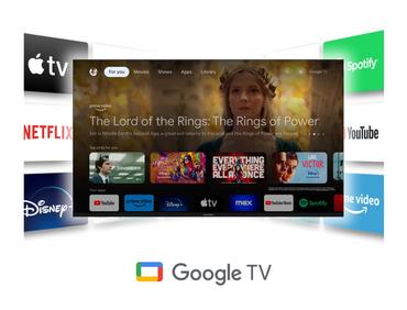 Телевизор Thomson Smart QLED TV 43'; Google TV; 3840 x 2160 (4K UHD), 4000:1, QLED, 60 Hz, DVB-T/T2/C/S/S2, HDR10, Hotel mode, Wi-Fi, Bluetooth, LAN, HDMI 2 (2.0) + 2 (2.1), USB 2 (2.0) + 1 (3.0), Central Swivel Stand, Dark gray