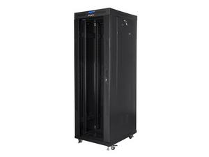 Комуникационен шкаф Lanberg rack cabinet 19' free-standing 37U/800x1000 (flat pack) with glass door lcd black v2