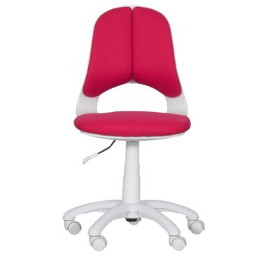 Детски стол ФРЕЯ- бяла база, червен цвят