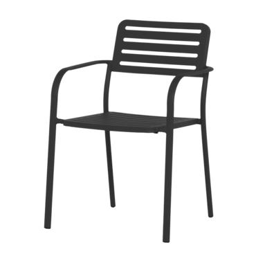 Градински стол ЛАЗУР-снимка отпред, с подлакътници