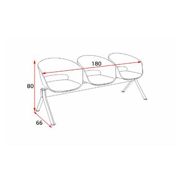 Посетителска пейка КАНАТИЦА SLD 108/ SLD 128