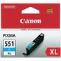 Консуматив Canon CLI-551XL C + Canon Plus Glossy II PP-201, 10x15 cm, 100 sheets