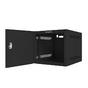 Комуникационен шкаф Lanberg rack cabinet 10” wall-mount 4U / 280x310 for self-assembly (flat pack) with metal door, black