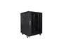 Комуникационен шкаф Lanberg rack cabinet 19' free-standing 15U/600x600 (flat pack) black
